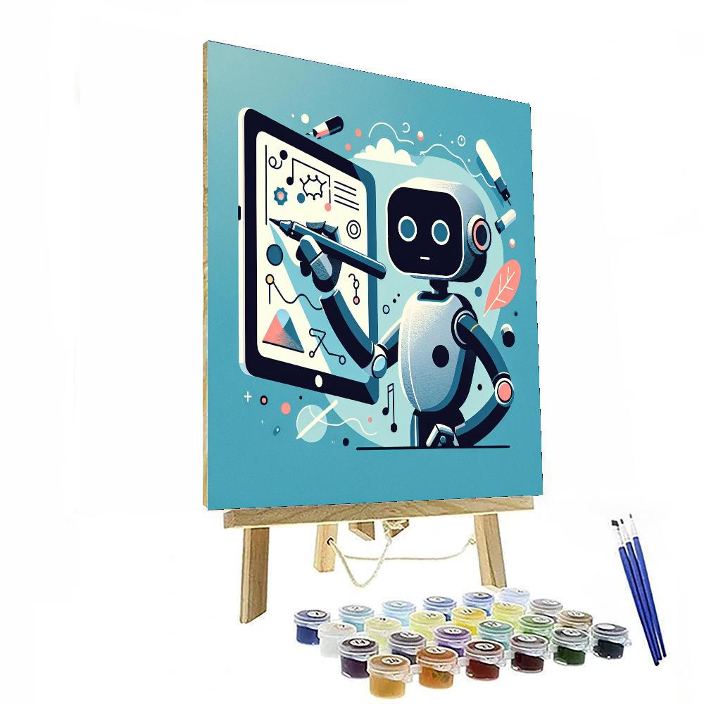 Creative Robot Artist Number Painting