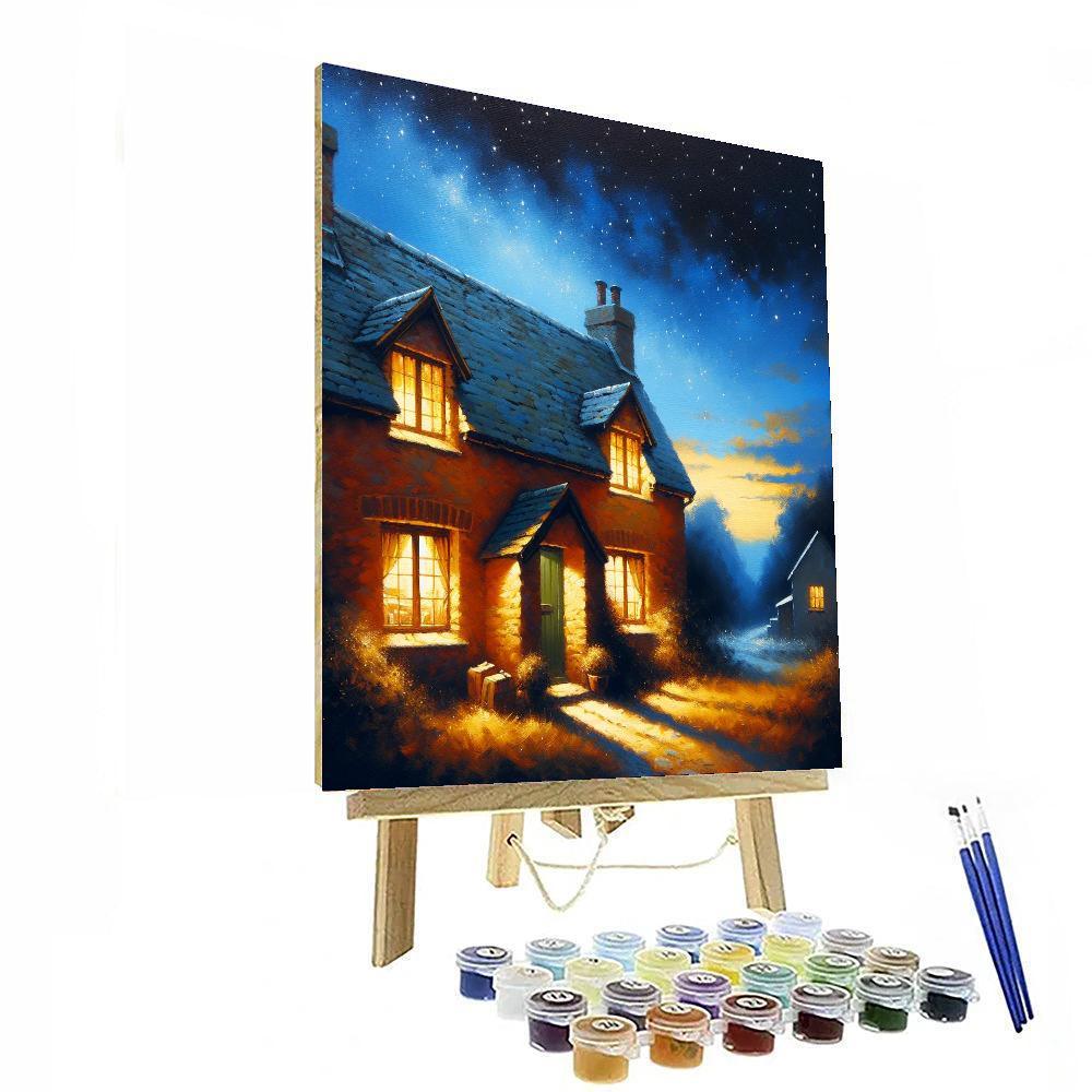 Charming Cottage Evening Paint By Color