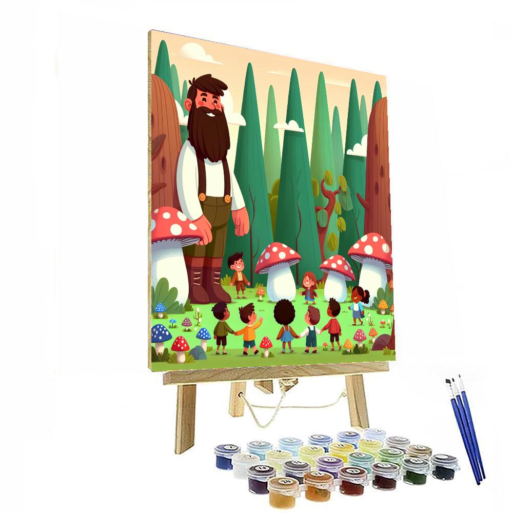 Fantasy Land Of Giants Number Painting