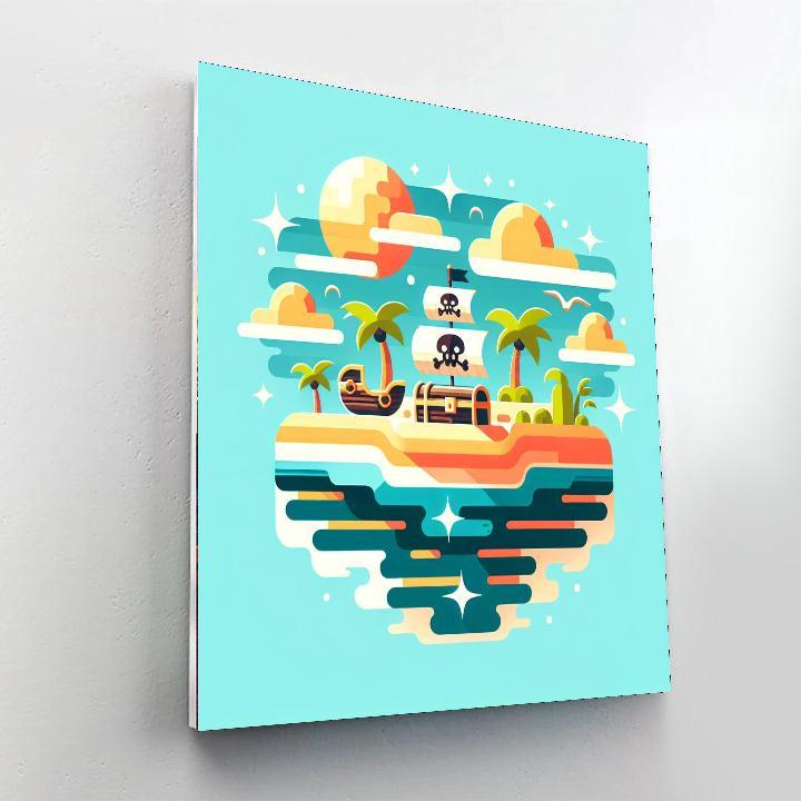 Pirate's Island Adventure Paint By Number
