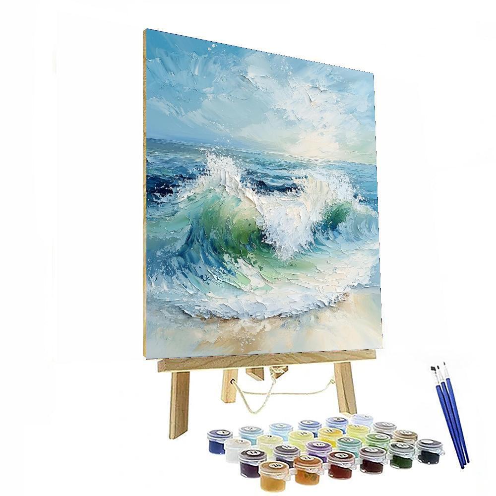 Paul Cézanne Inspired Echoes Of The Ocean  Paint By Numbers Art