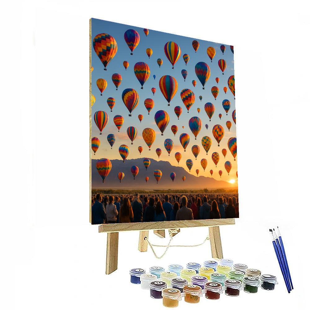 Balloon Fiesta - Albuquerque, New Mexico, Usa DIY Paint By Numbers