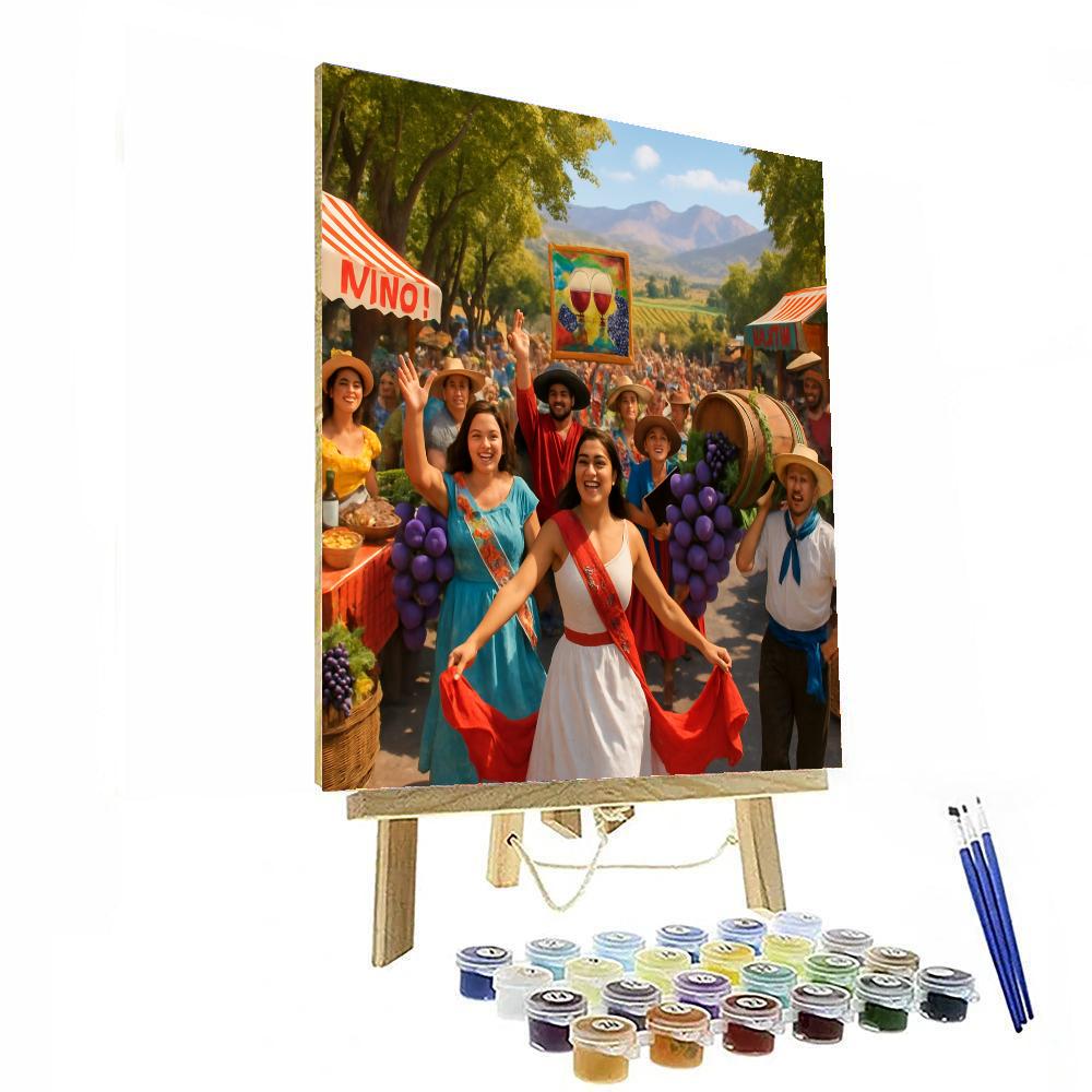 Festa De La Vendimia - Argentina Painting Number Kit