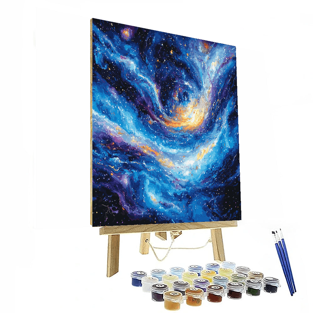 Jackson Pollock Inspired Galaxy Of Colors  Paint By Numbers
