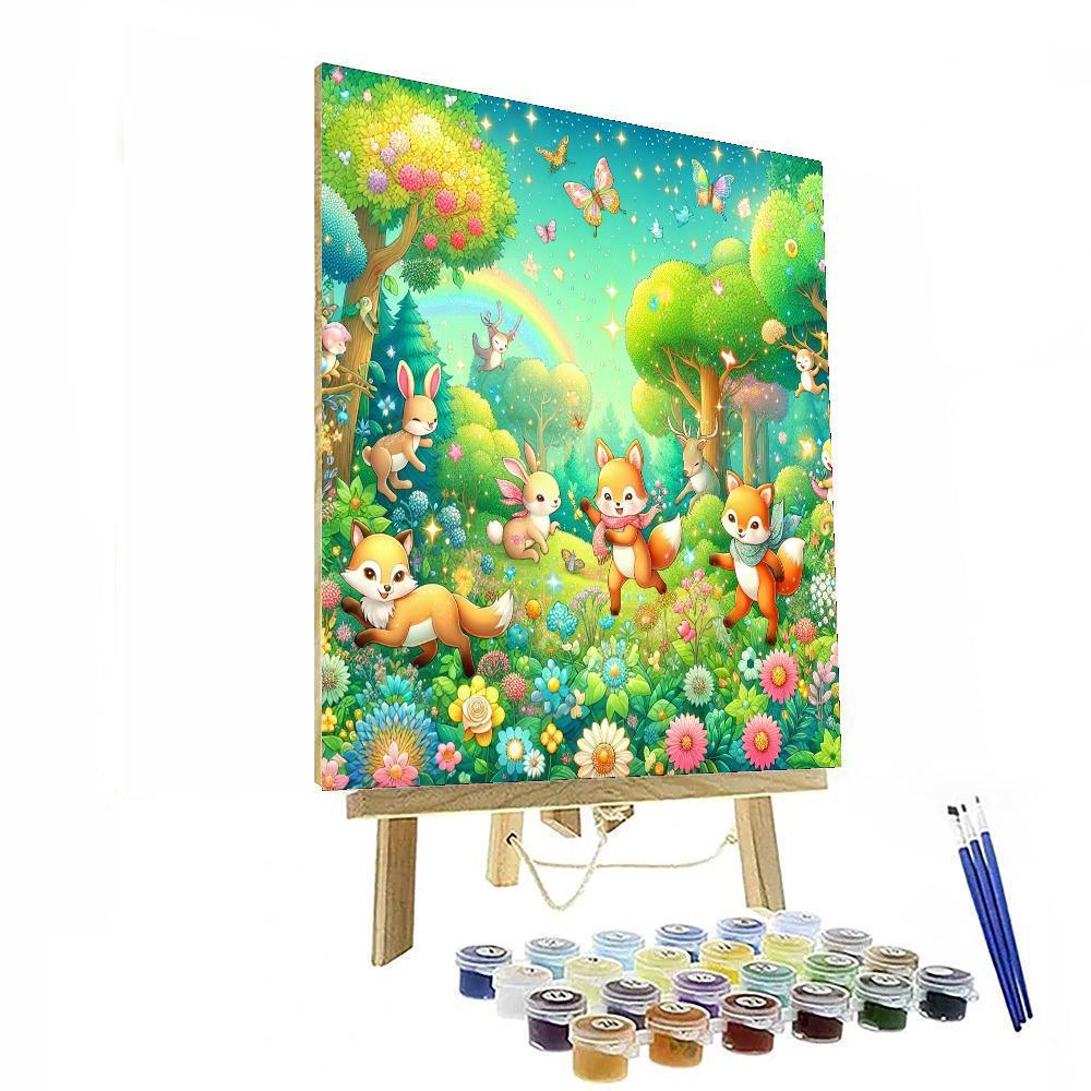 Colorful Woodland Adventure Paint By Color