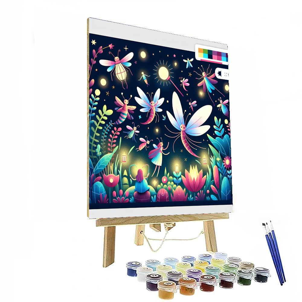 Glowing Garden Adventure Painting By Numbers Kit