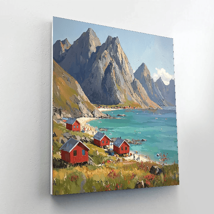 Lofoten Islands DIY Paint By Numbers