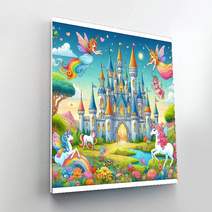 Magical Adventure In Fairy Tales Paint By Numbers Art