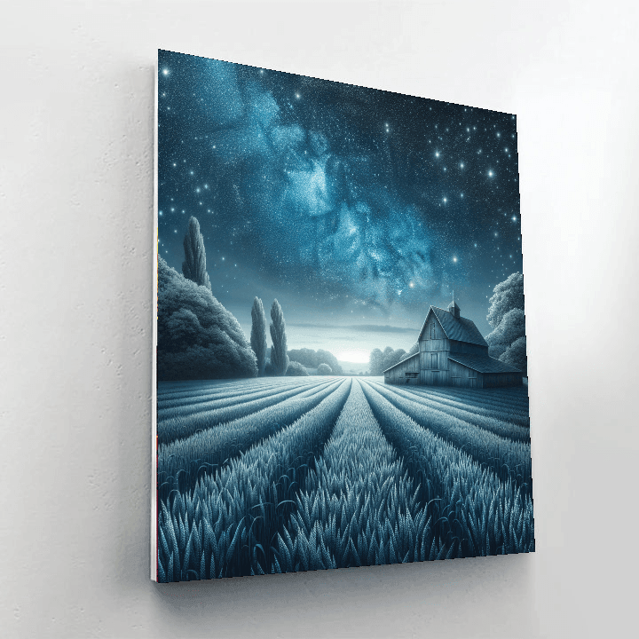 Starry Countryside Painting By Numbers Kit