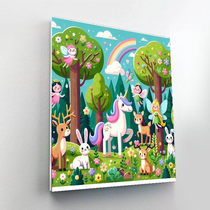 Enchanted Forest Wonders Painting By Numbers Kit
