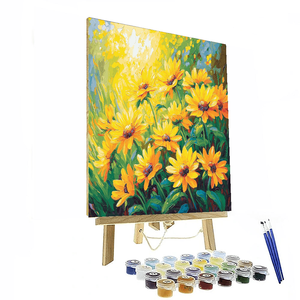 Vincent Van Gogh Inspired Radiant Summer Meadows  Paint By Numbers Kits