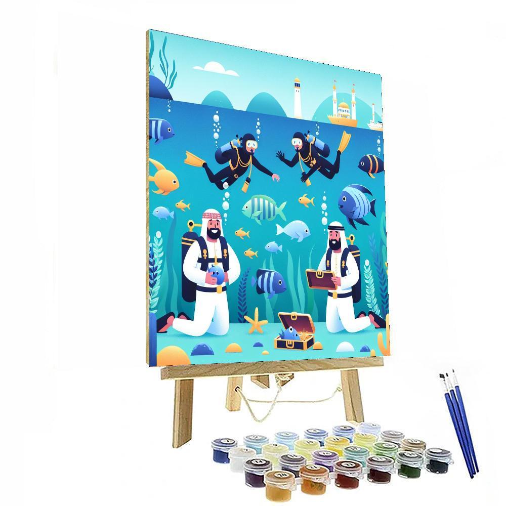 Ocean Deep Dive Numbered Painting Kits