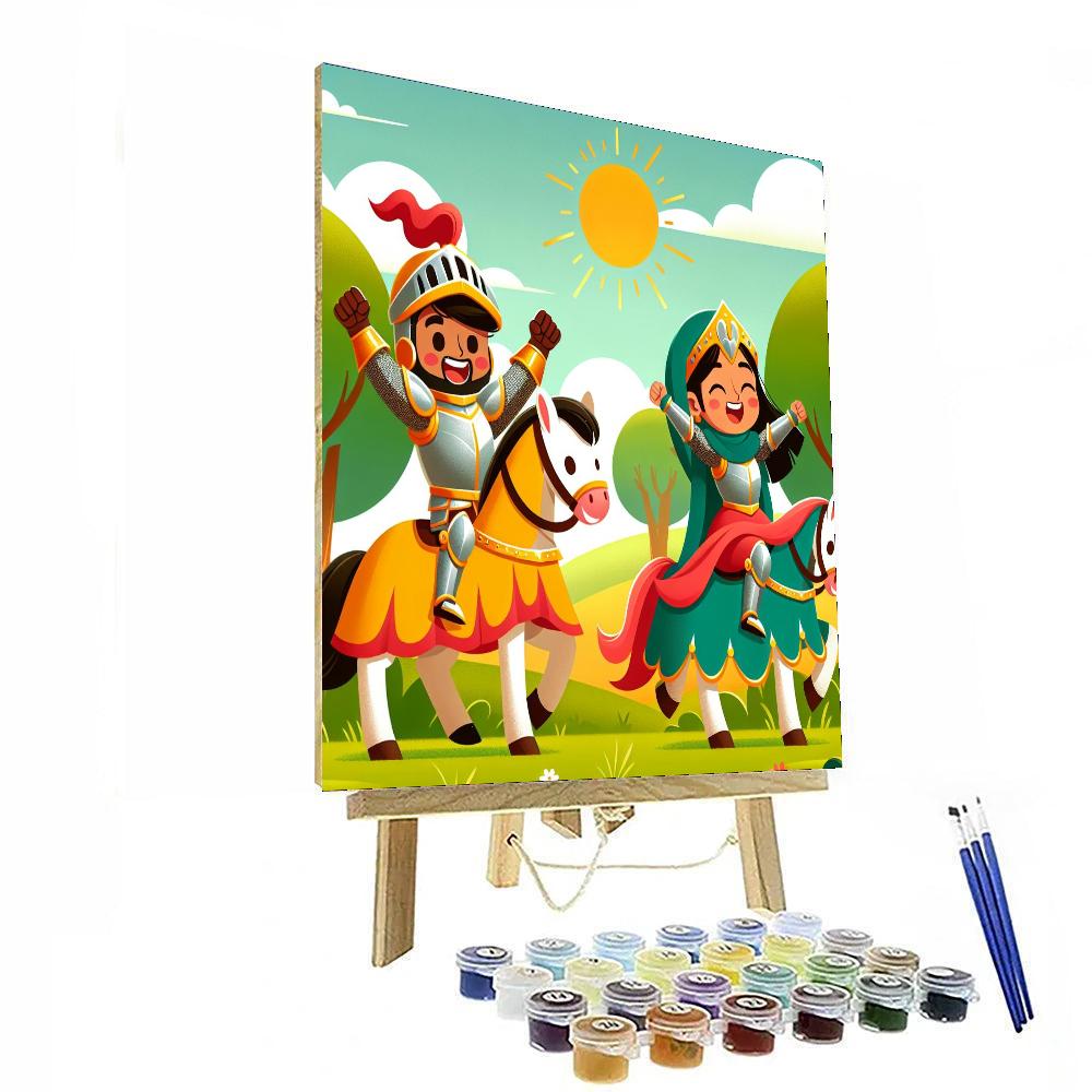 Brave Knights Paint By Number