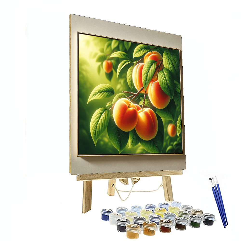 Sweet Peaches Painting Number Kit