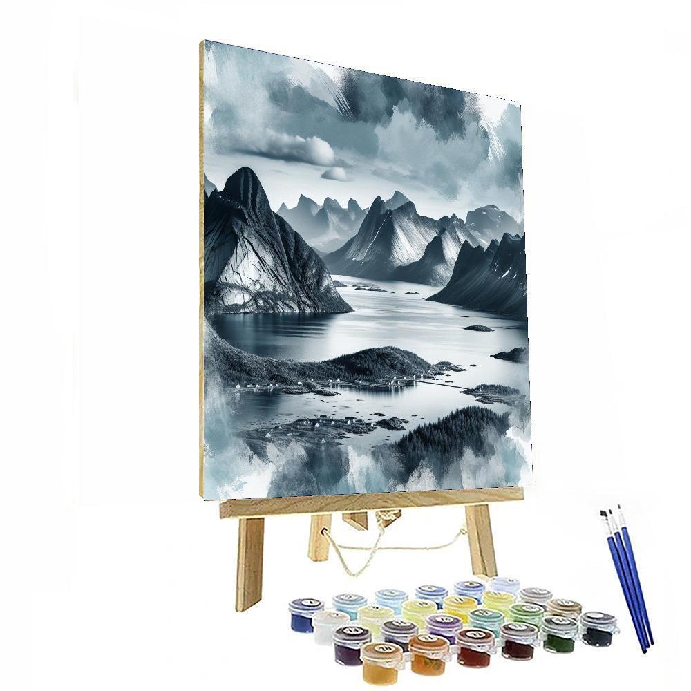 Pristine Nordic Wilderness DIY Paint By Numbers