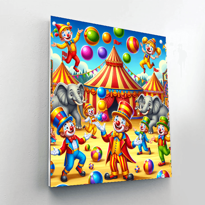 Adventure At The Circus DIY Paint By Numbers