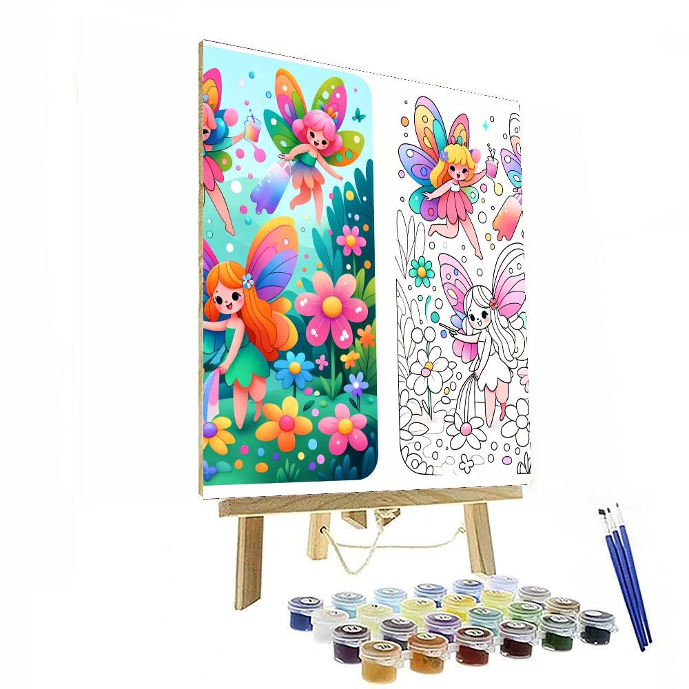 Fairy Garden Revelry Paint By Numbers Art