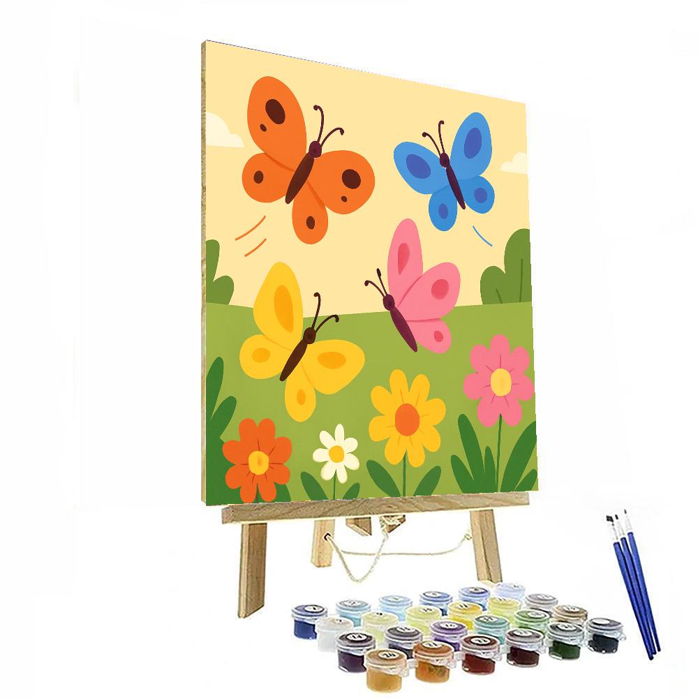 Butterfly Ball Numbered Painting Kits