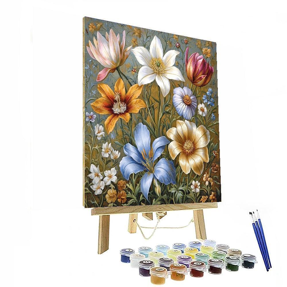Leonardo Da Vinci Inspired Timeless Blossom Studies  Paint By Numbers