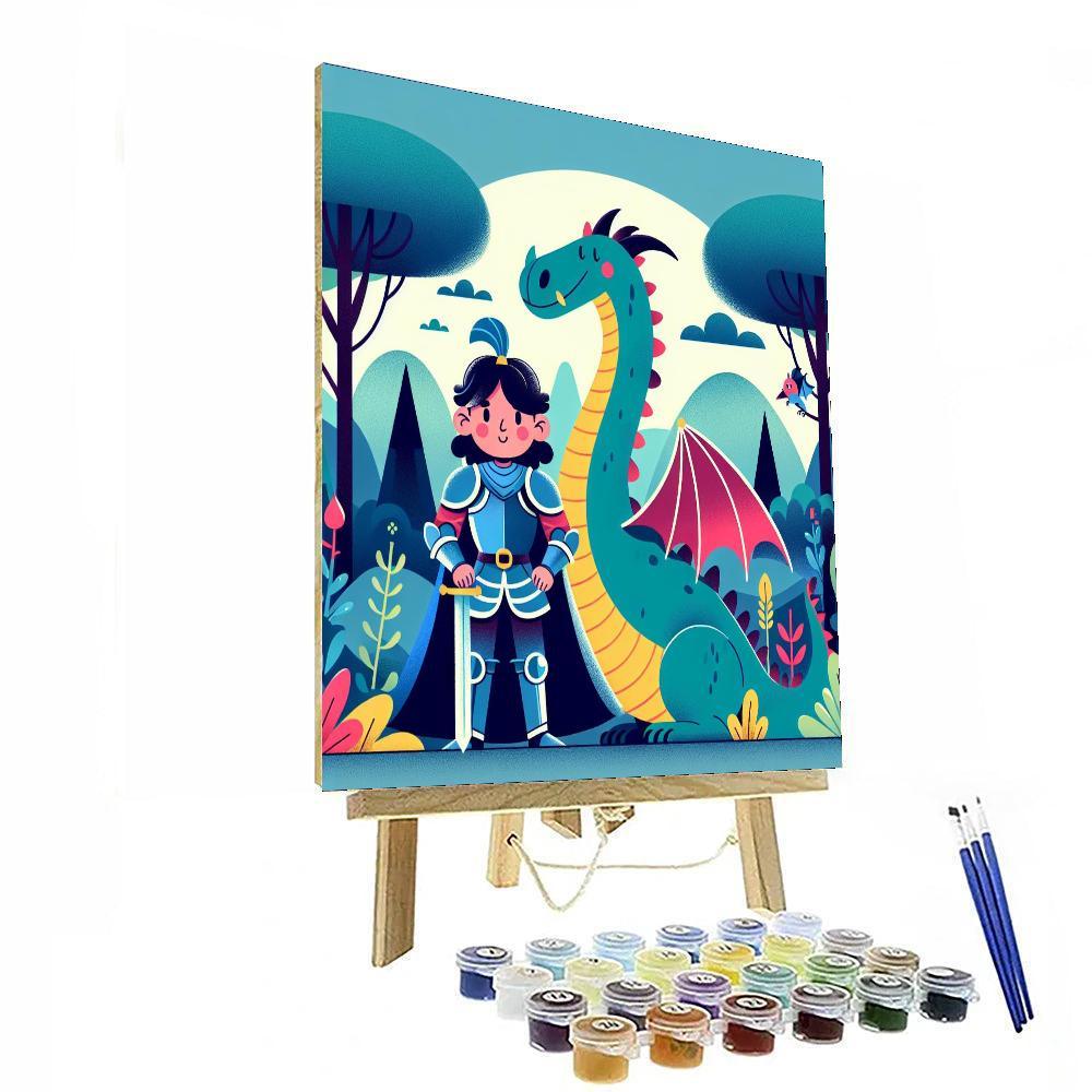 Mythical Quest Paint By Numbers Art