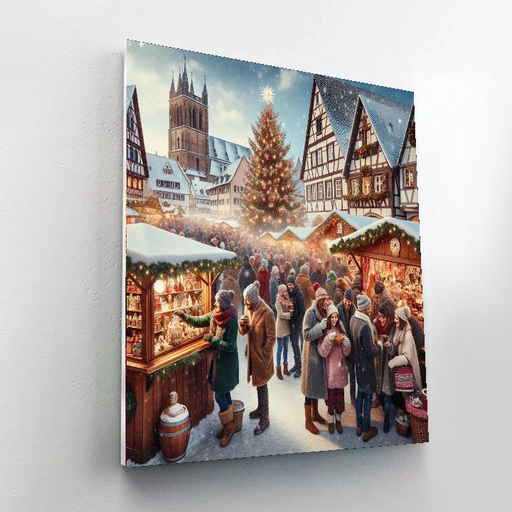 Nuremberg Christkindlesmarkt Paint By Numbers Art