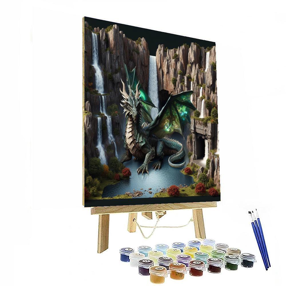 Mythical Dragon Lair Numbered Painting Kits