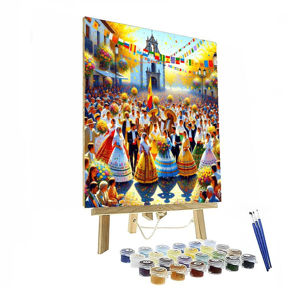 Fiesta De San Isidro Paint By Color