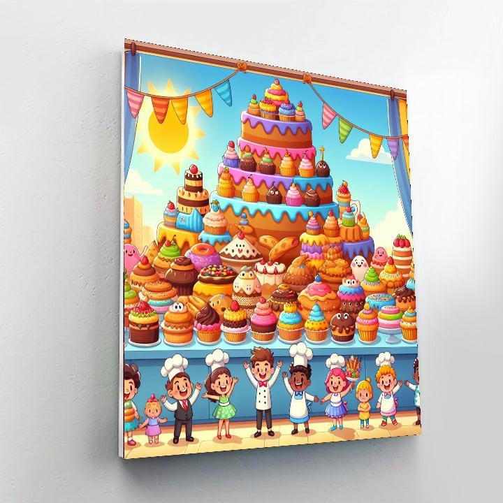 Happy Bakery Day Paint By Numbers Art