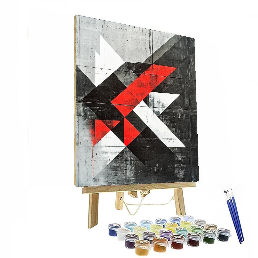 Banksy Inspired Consumer Paradox  Numbered Painting Kits
