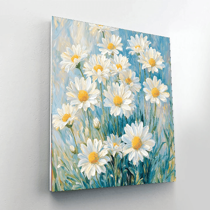 Pierre-Auguste Renoir Inspired Dreamy Daisies  Paint By Numbers Art