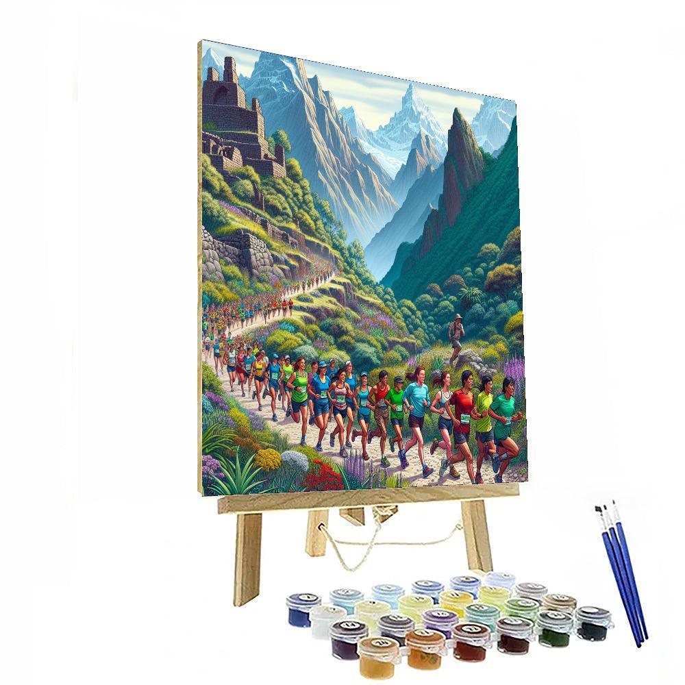 Inca Trail Marathon - Machu Picchu, Peru Paint By Numbers