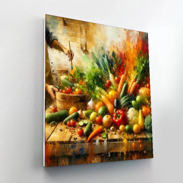 Culinary Odyssey Delight Numbered Painting Kits