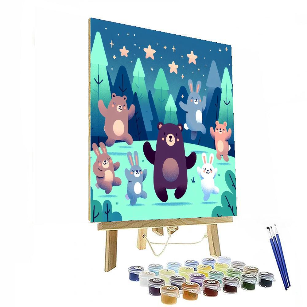 Fantastic Forest Fiesta Paint By Numbers Art