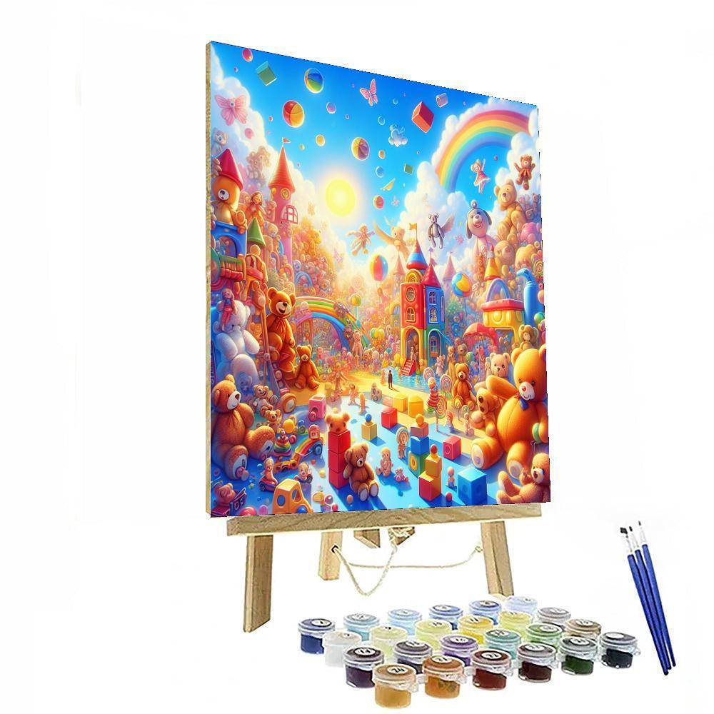 Whimsical Toyland Fantasy Painting By Numbers Kit