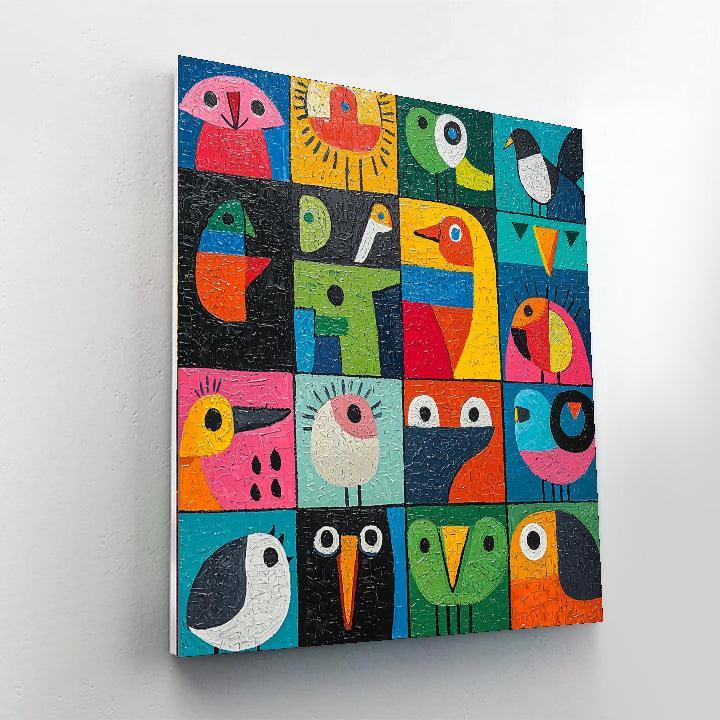 Pablo Picasso Inspired Picasso's Animal Kingdom  Numbered Painting Kits