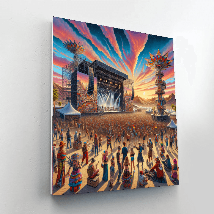 Coachella - Indio Numbered Painting Kits