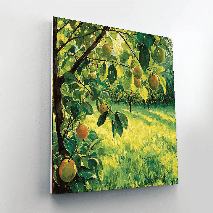 Camille Pissarro Inspired Sun-Kissed Orchard  Paint By Numbers Kits