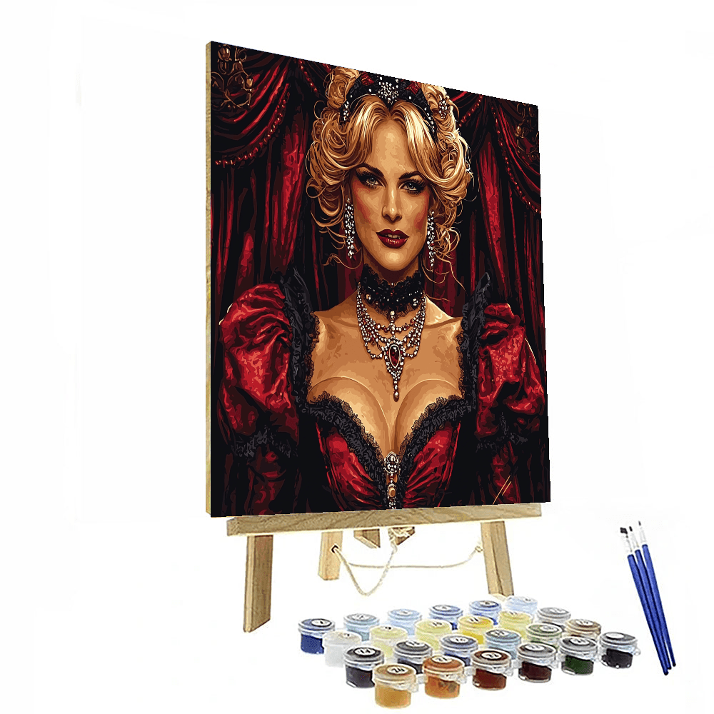 Nicole Kidman: Radiance From Moulin Rouge To The Heights Of Artistry Painting Number Kit