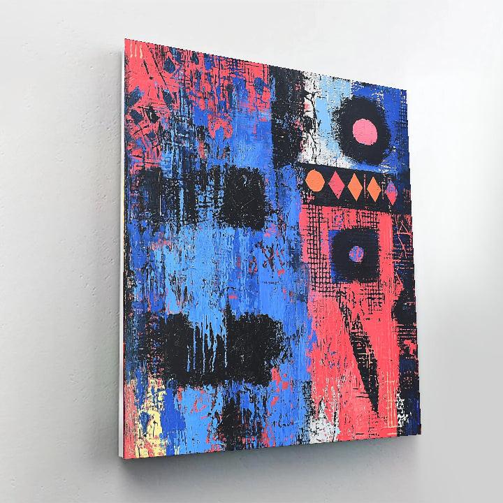 Jean-Michel Basquiat Inspired Cultural Threads  Paint By Numbers Kits