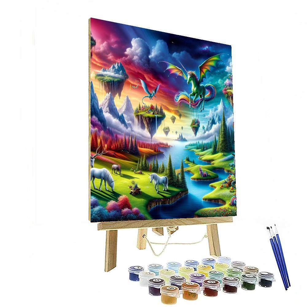 Captivating Fantasy World Paint By Numbers