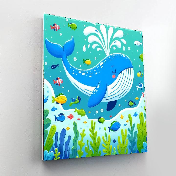 Witty Whale Paint By Numbers Kits