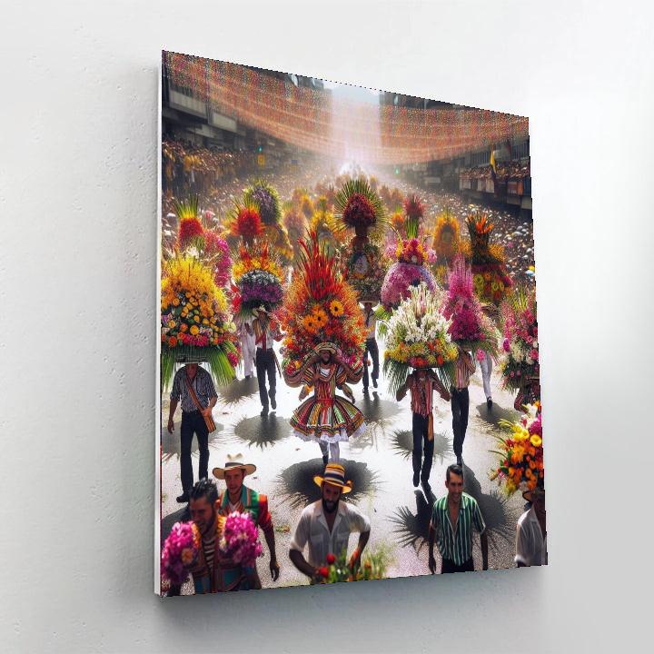 Medellín Flower Fair - Colombia Number Painting