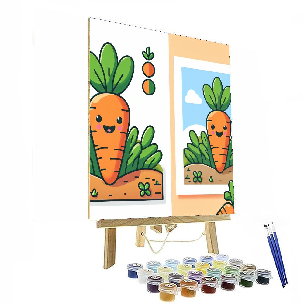 Creative Carrot Paint By Numbers Art