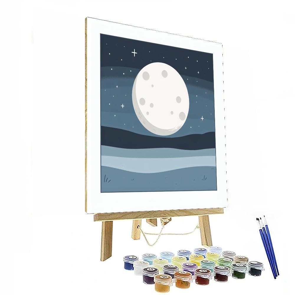 Majestic Moonscape Paint By Numbers Kits