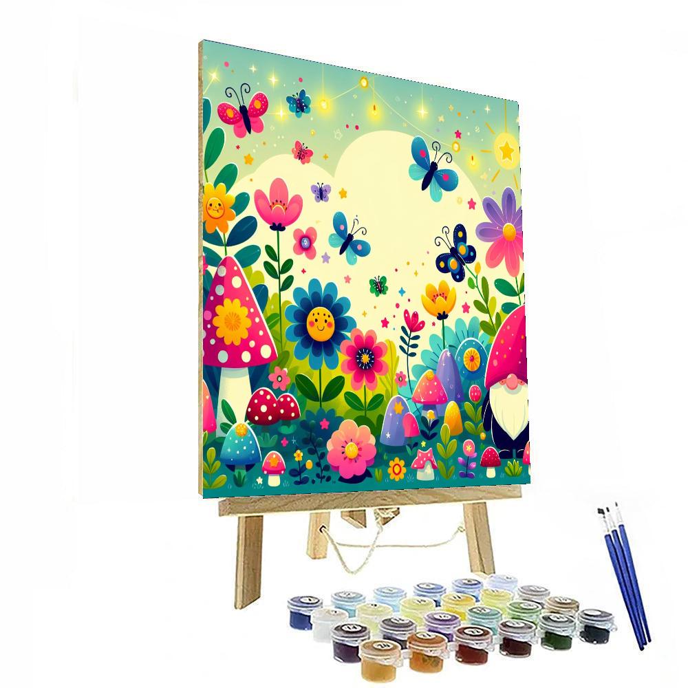 Enchanted Garden Magic Paint By Number
