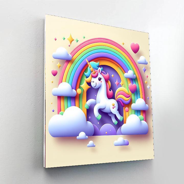 Adventures With Unicorns Painting Number Kit