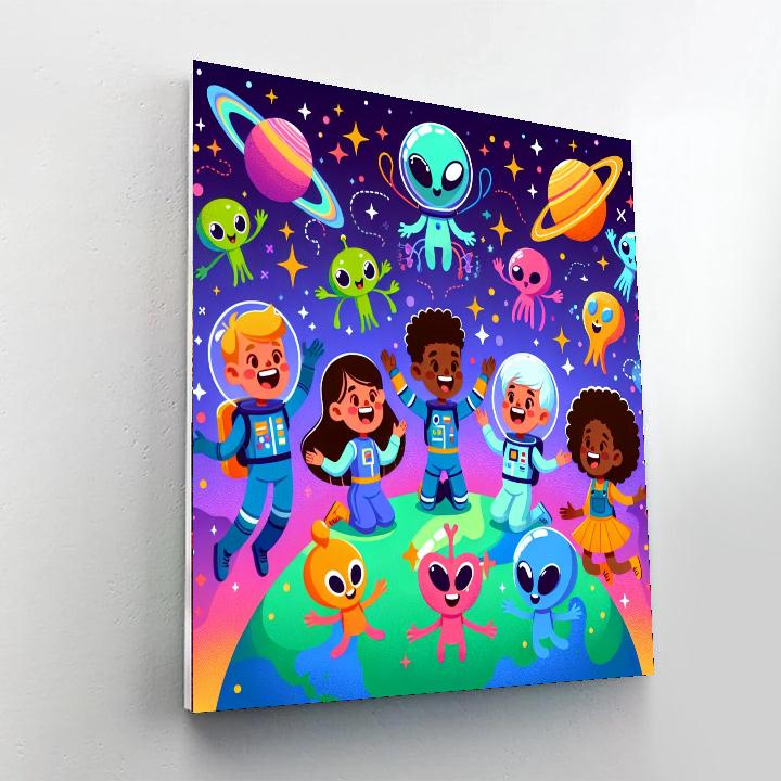 The Great Space Quest DIY Paint By Numbers