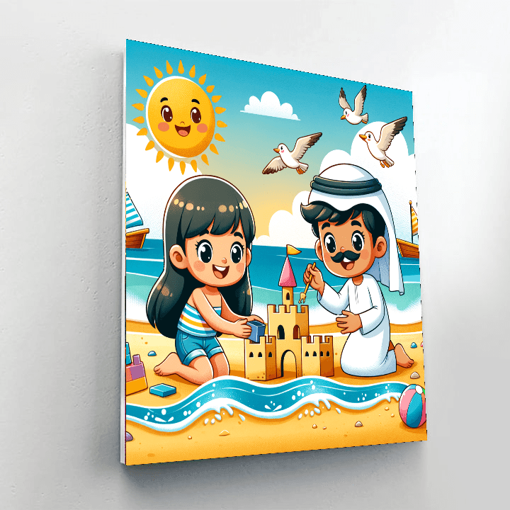 Beach Day Fun Numbered Painting Kits
