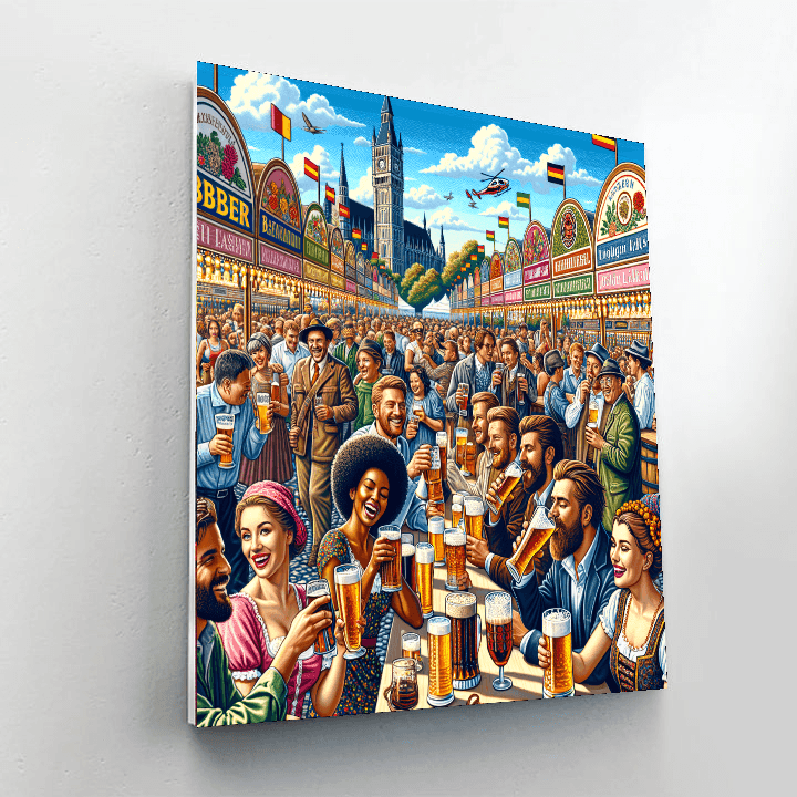 The Chengdu International Beer Festival Paint By Color