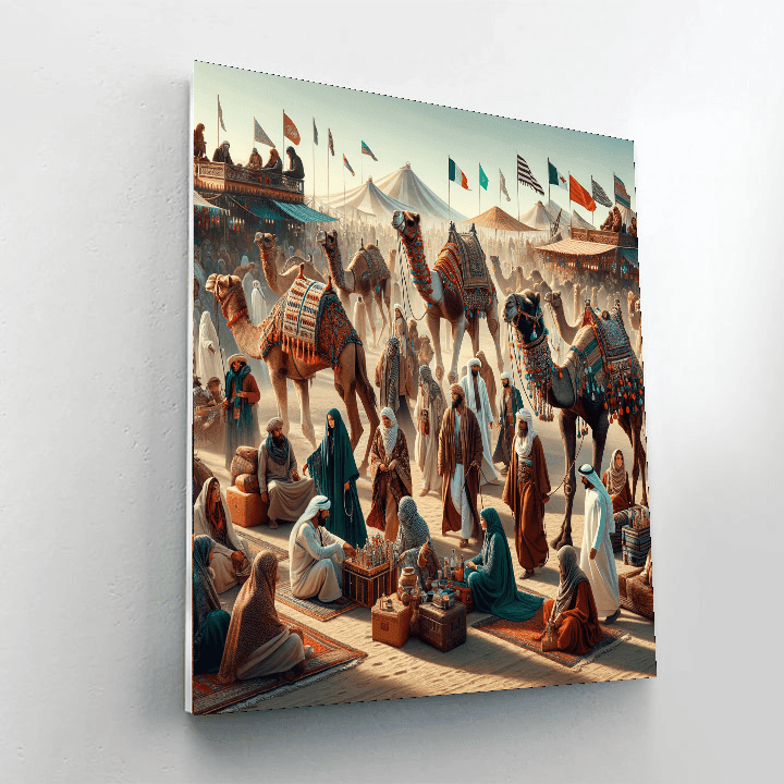 Pushkar Camel Fair - Pushkar Paint By Color